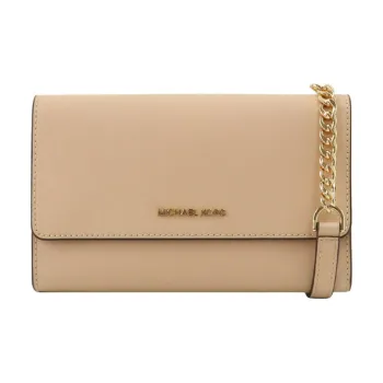 MICHAEL KORS Cow Leather Coin Purse Crossbody Bag Shoulder Bag Women's Pink