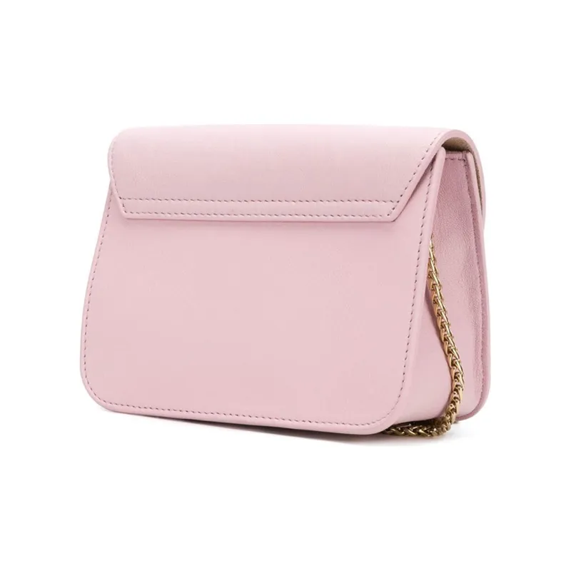 Furla Metropolis Collection Cow Leather Crossbody Bag Mini Women's Pink-1
