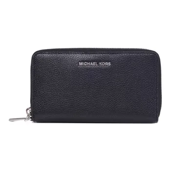 MICHAEL KORS MICHAEL KORS Luggage Collection Leather Clutches Wallets Regular Men's Black