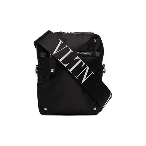 Valentino Polyamide Messenger Bag Shoulder Bag Crossbody Bag Regular Men's Black