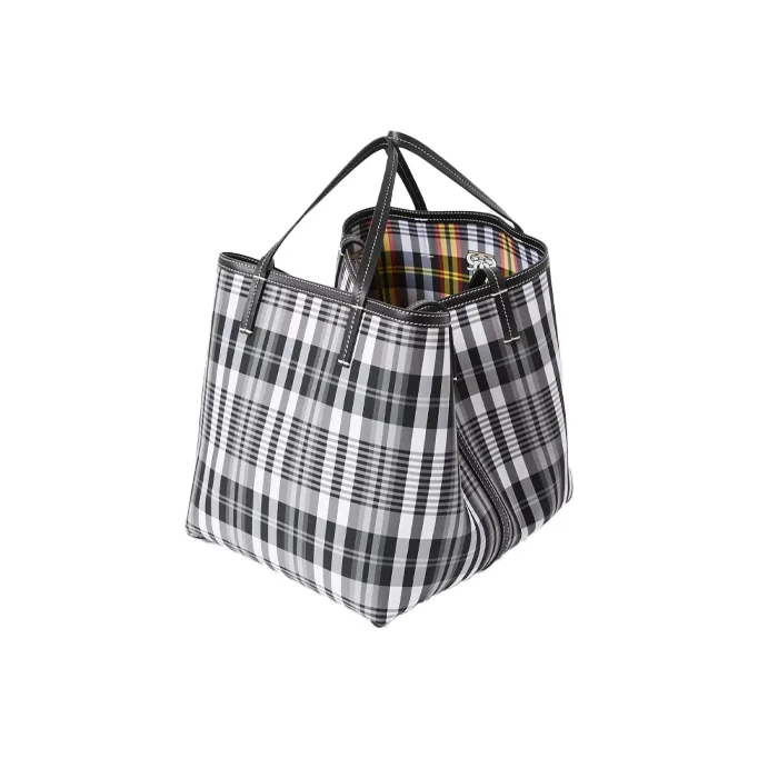 Burberry Nylon Tote Bag Shopping Bag Shoulder Bag Handbag Mini Women's Black-2