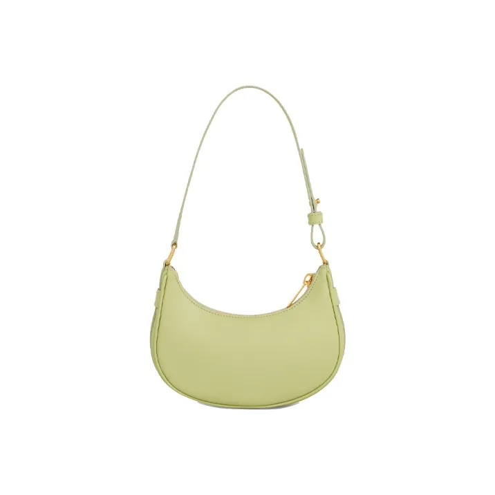 CELINE AVA Smooth Cow Leather Shoulder Bag, Handbag, Shoulder Bag Women's Avocado Green-4
