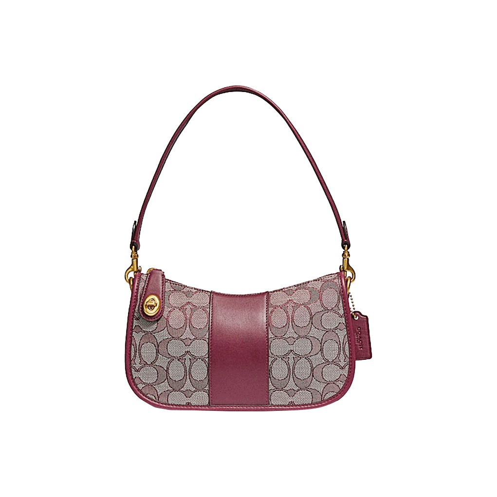 Outlets Maroon coach purse