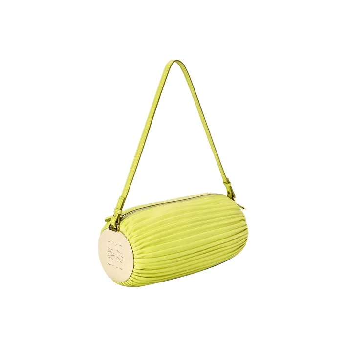 LOEWE Sheepskin Shoulder Bag Wrist Bag Shoulder Bag Women's Lemon-0