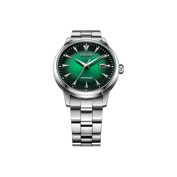 CITIZEN Mechanical Movement Stainless Steel Strap Watch 41mm Unisex Green Dial NK0007 88X-1