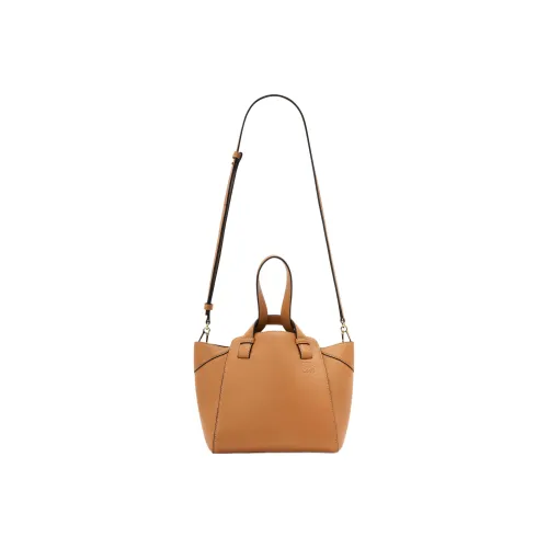 LOEWE Hammock Nugget Bag In Nappa Calfskin Warm Desert