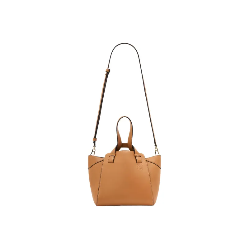 LOEWE Hammock Nugget Bag In Nappa Calfskin Warm Desert-0