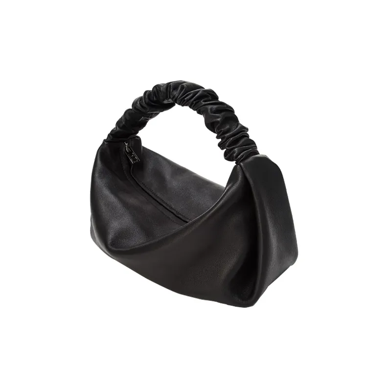 Alexander Wang Scrunchie Lambskin Shoulder Bag, Handbag Regular Women's Black-1
