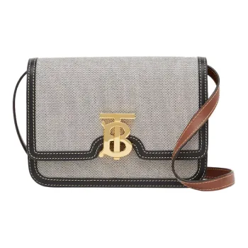 Burberry Tri Tone Tb Small Crossbody Grey
