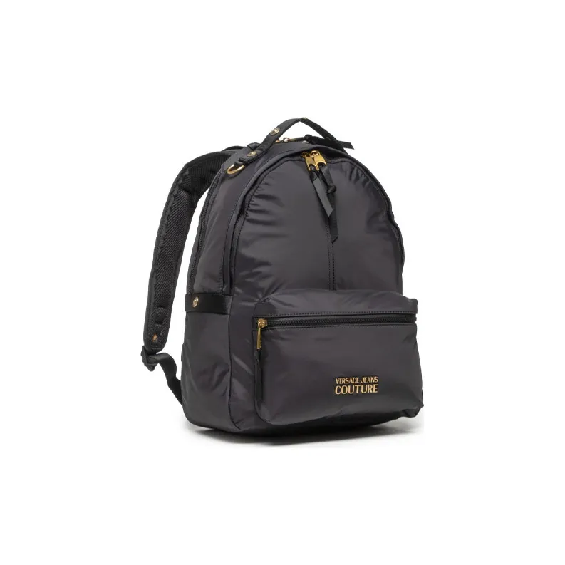 VERSACE JEANS COUTURE Polyamide Backpack Unisex Black-1