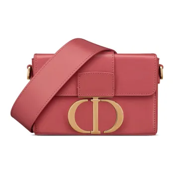 DIOR 30 Montaigne Calfskin Montaigne Bag, Box Bag, Crossbody Bag, Shoulder Bag Women's Pink