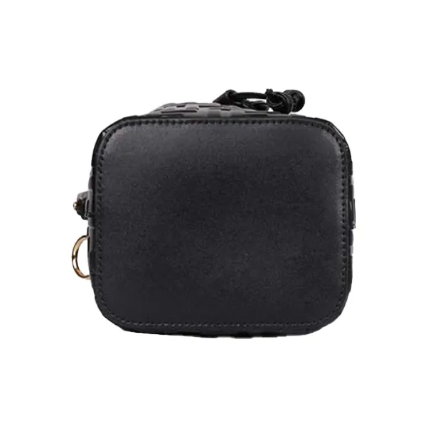 FENDI Mon Tresor Calfskin Bucket Bag, Shoulder Bag, Crossbody Bag, Handbag Mini Women's Black-4