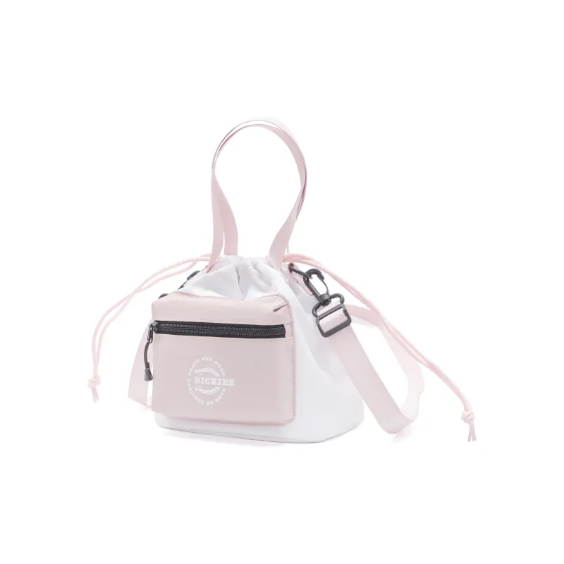 Dickies Polyester Bucket Bags Shoulder Bag Crossbody Bag Handbag Unisex Pink-1