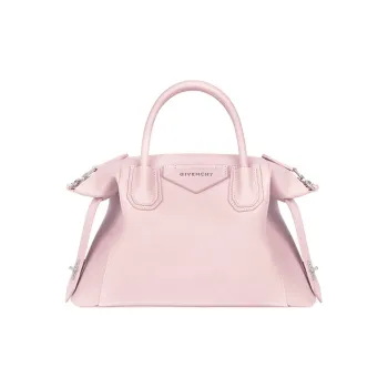 GIVENCHY Antigona Leather Handbag Shoulder Bag Crossbody Bag Small Size Women's Pink