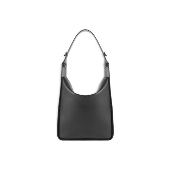 Balenciaga Cow Leather Shoulder Bag Women's Black