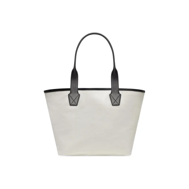 Balenciaga Cow Leather Totes Handbags Large Size Women's White-1