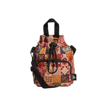 Adidas CNY Collection Polyester Bucket Bag, Sports Bag, Shoulder Bag, Crossbody Bag Regular Unisex Pink/Swirl Neon Red