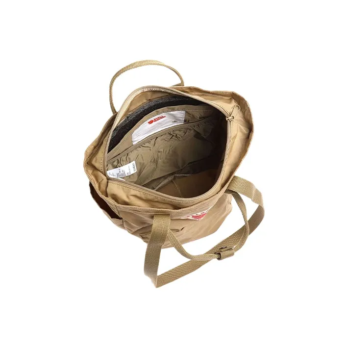 Fjallraven Cotton Shoulder Bags Handbags Unisex Beige-3