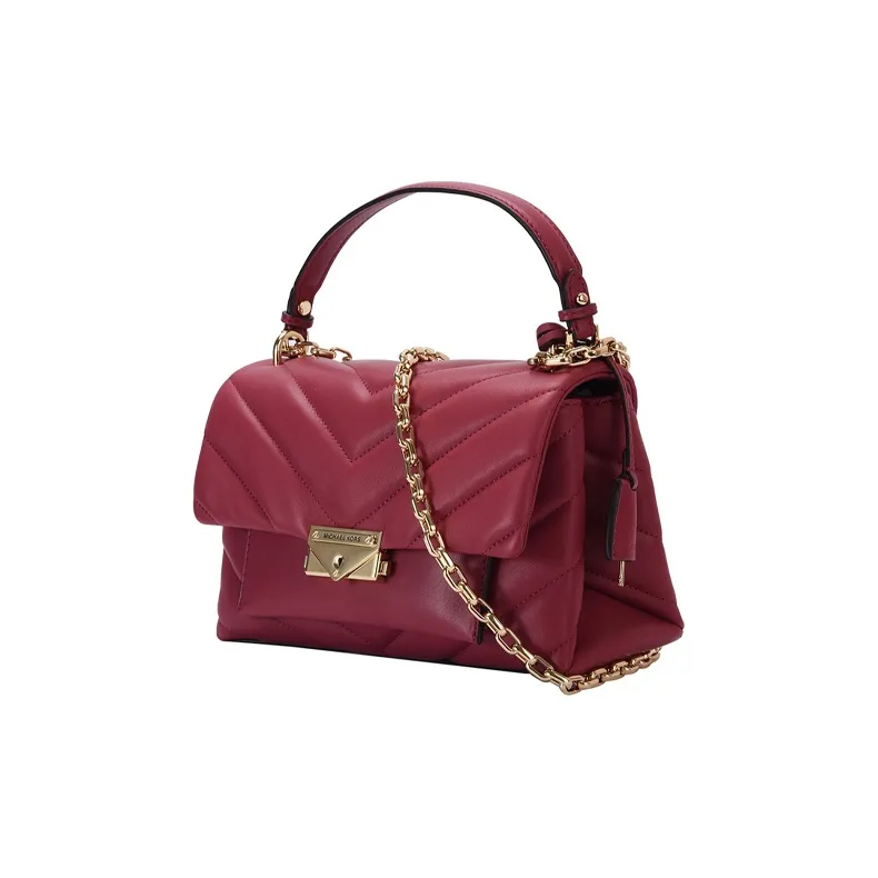 MICHAEL KORS Cece Leather Shoulder Bag Crossbody Bag Medium Size Women's Berry-1