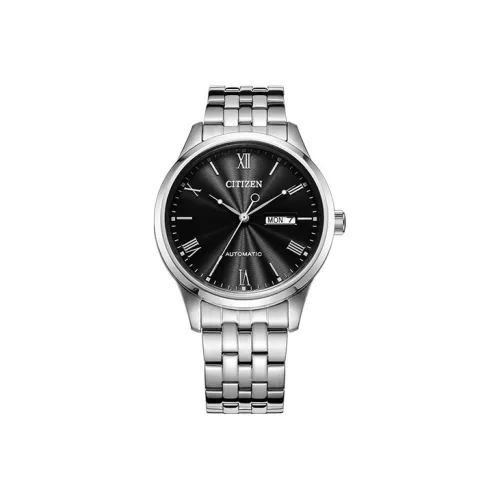 CITIZEN Men’s Automatic Mechanical Watch NH7501-85H Silver/Black