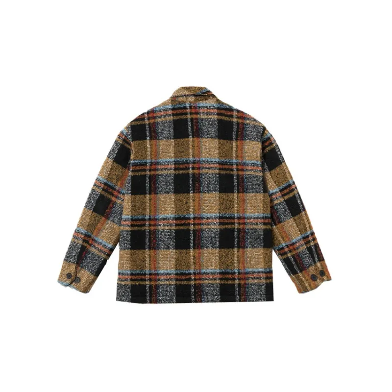 New Era Jackets Unisex Beige Black-1