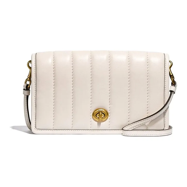 COACH Hayden Cow Leather Shoulder Bag Crossbody Bag Small Size Women's Milk White-0