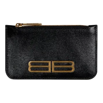 Balenciaga Gossip Zipped Cardholder Black