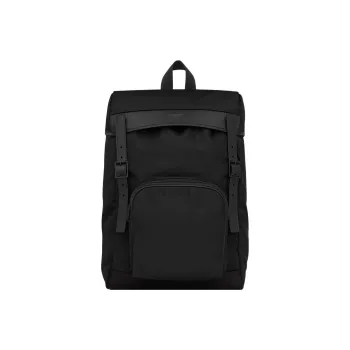 SAINT LAURENT Nylon Backpack Regular Men's Black
