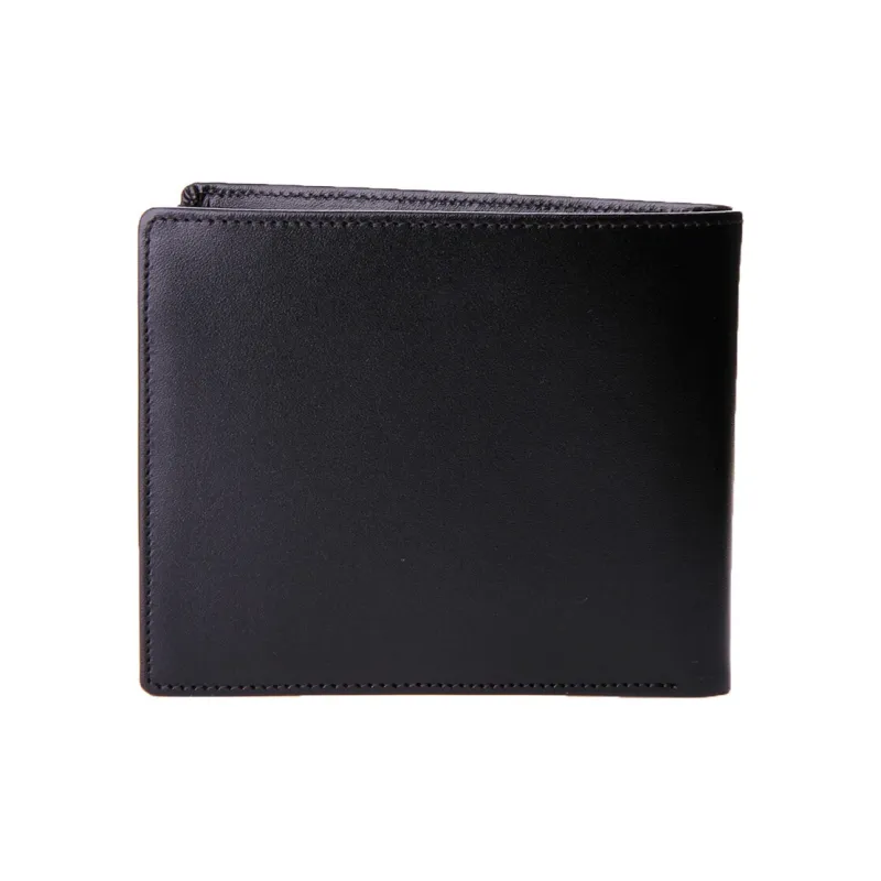 MONTBLANC Meisterstuck Cow Leather Card Clip Wallet Regular Men's Black-1