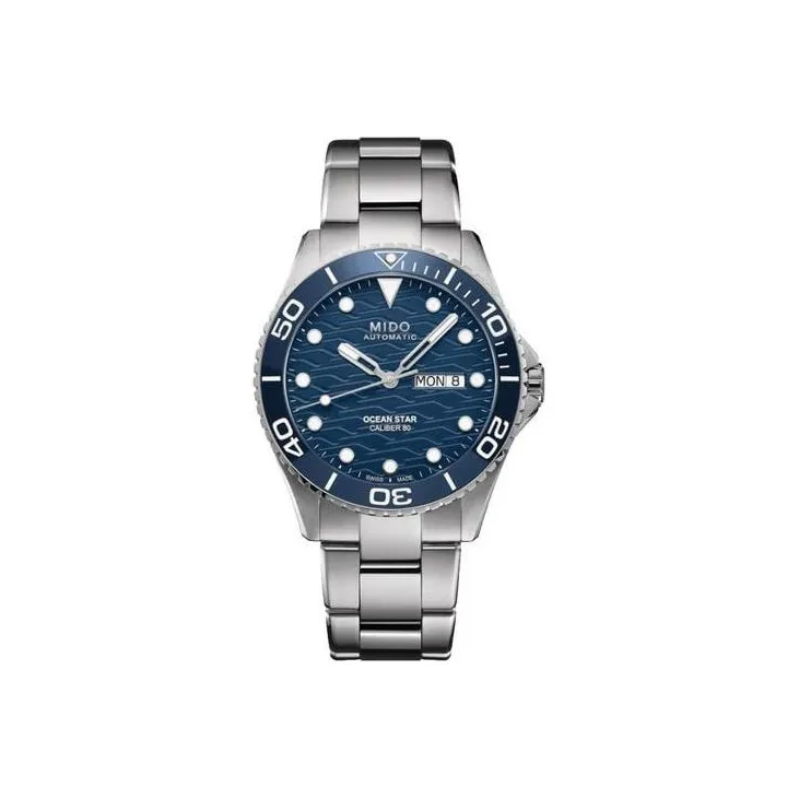 MIDO Men's Watch Automatic Mechanical Movement Blue Dial-0