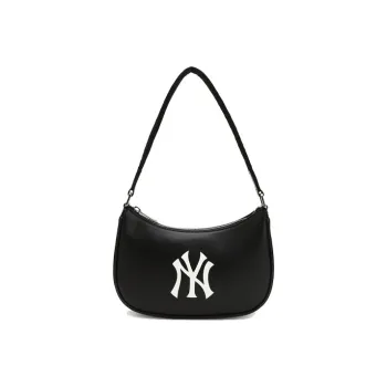 MLB Polyester Shoulder Bag Handbag Mahjong Women's Black