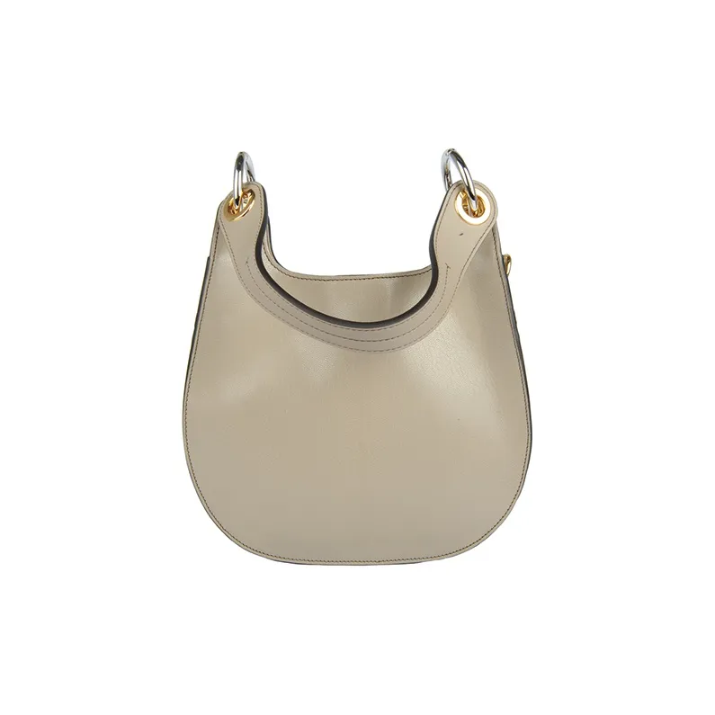 Chloe Chloé Handbag Tess Calfskin Crossbody Bag Shoulder Bag Handbags Medium Size Women's Gray-1