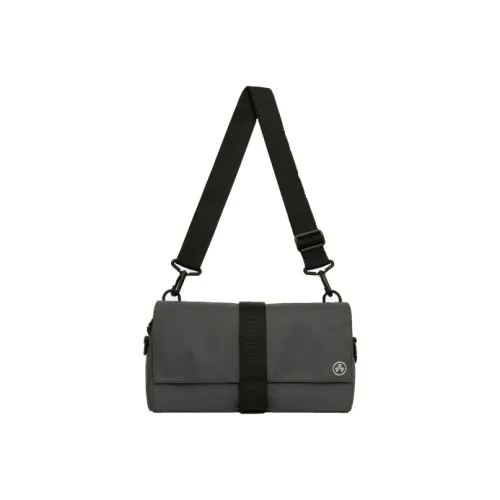 Kiwee Recycled Material Messenger Bag Crossbody Bag Triangle Bag Small Size Unisex Mineral Gray