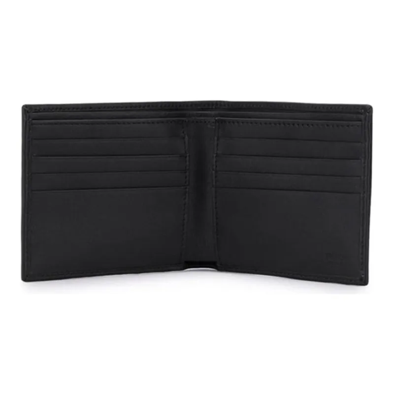 FENDI Coated Canvas With Leather Wallet Men's Brown & Black-2