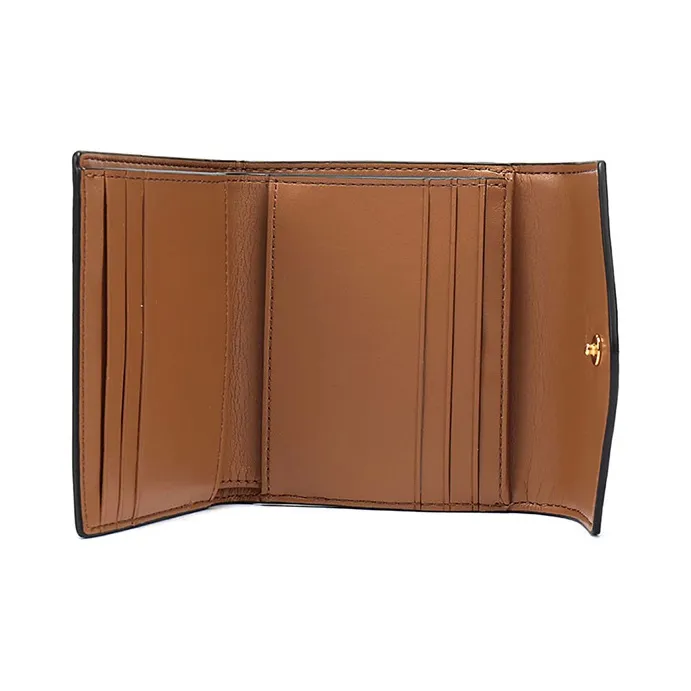 COACH Canvas Wallet Women's Tan & Black-3