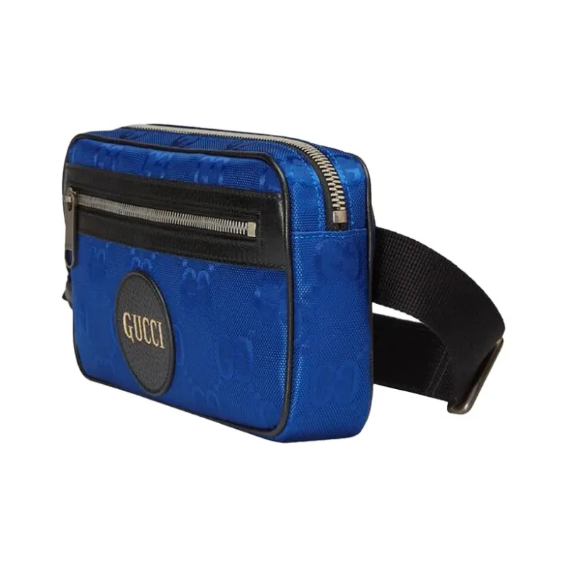 GUCCI Unisex Off The Grid Fanny Pack Blue-1