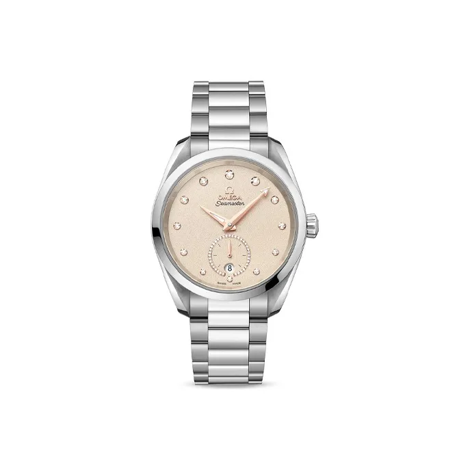 OMEGA AQUA TERRA 150 Meters Automatic Mechanical Movement Women's Watch 38mm White Dial-0