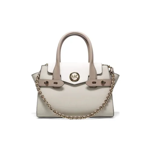 MICHAEL KORS MICHAEL KORS Luggage Collection Leather Handbags Shoulder Bag Crossbody Bag Large Size Women's Light Sand