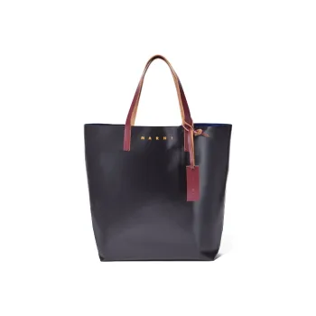 MARNI Calfskin Tote Bag, Shopping Bag, Handbag Men's Black