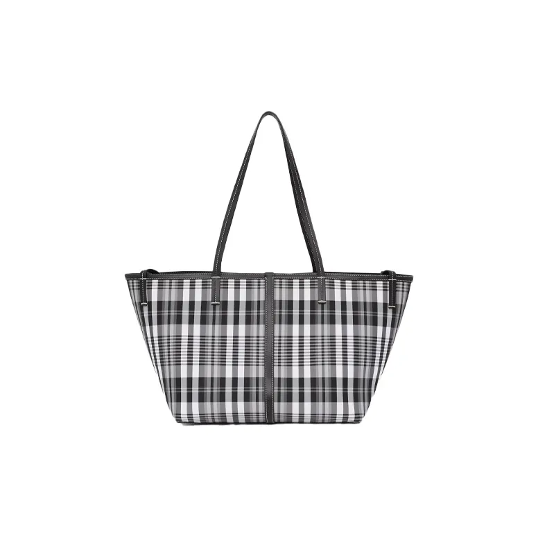 Burberry Nylon Tote Bag Shopping Bag Shoulder Bag Handbag Mini Women's Black-3