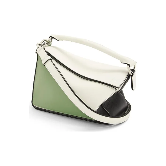 LOEWE Puzzle Cow Leather Geometric Puzzle Bag, Portable Crossbody Bag, Shoulder Bag Women's-2