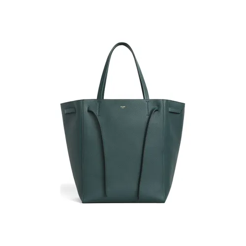 CELINE Cow Leather Handbag Medium Size Women's Amazon Color