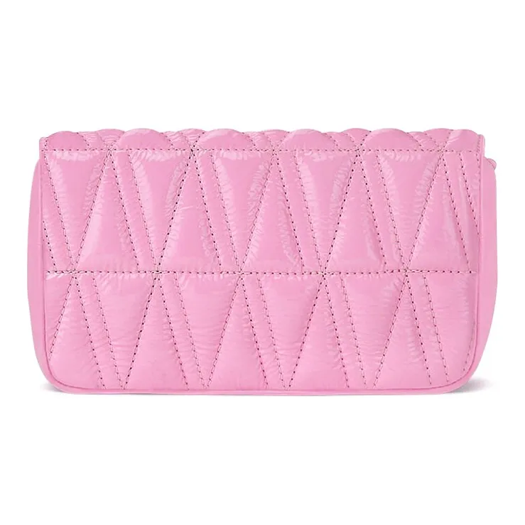 VERSACE VERSACE Sheepskin Evening Party Clutch Crossbody Bag Mini Women's Pink-2