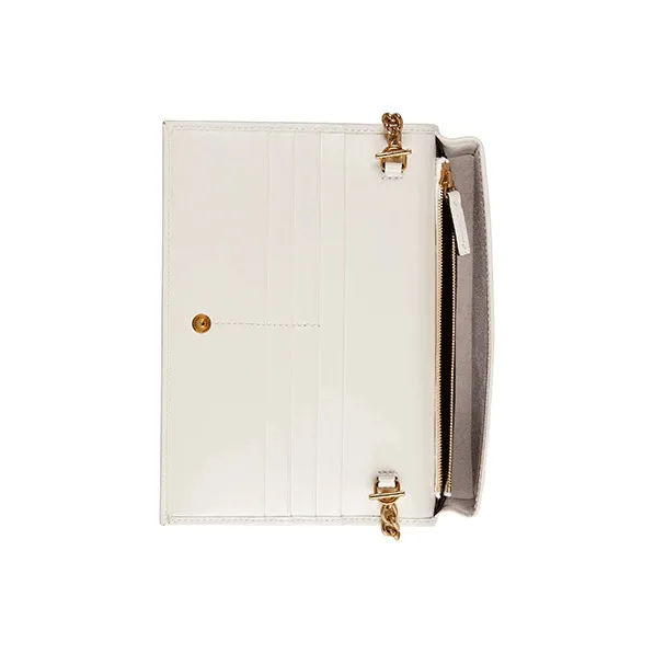 GUCCI Horsebit 1955 Leather WOC Mini Bag Shoulder Bag, Crossbody Bag Trumpets Women's White-6