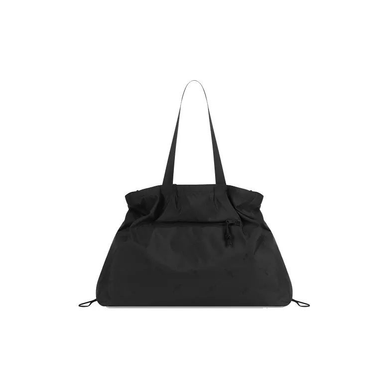 Balenciaga Recycled Nylon Drawstring Bag Tote Bag Shopping Bag Shoulder Bag Handbag Women's Black-1
