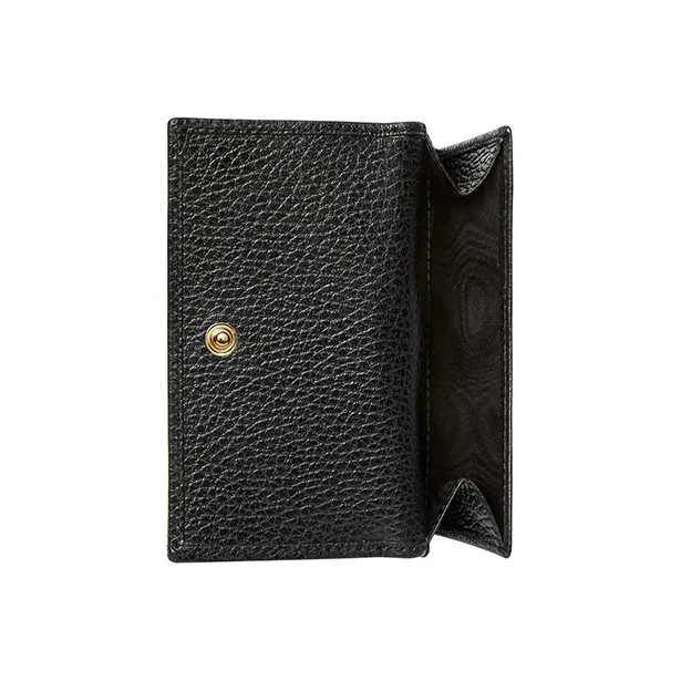 GUCCI Marmont Leather Wallet Unisex Black-3