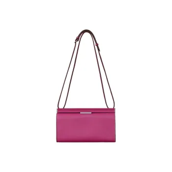 HERMES Clic-H Evercolor Calfskin Shoulder Bag Crossbody Bag Women's Rose Purple