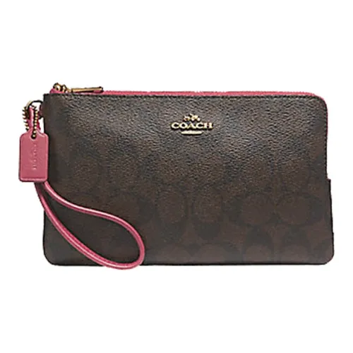 COACH Double Zip Wallet Clutches