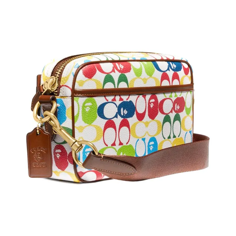 Bape Black X COACH Academy Crossbody Bags-1