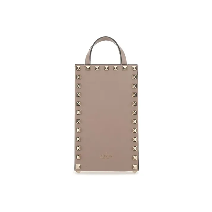 Valentino Leather Shoulder Bag Women's Vintage Pink-2